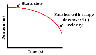 Representing Free Fall with p-t and v-t Graphs