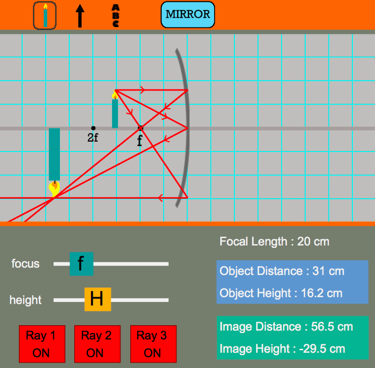 Optics Bench - Mirrors