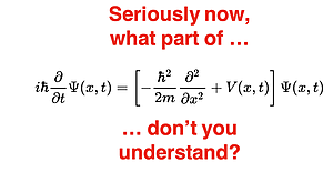 Schrodinger's equation for quantum mechanics