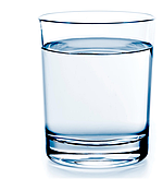Picture of a glass filled with water.