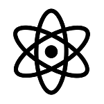 Iconic symbol of the atom