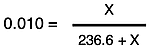 Algebraic manipulation of the percent volume equation to solve for the volume of a solute.